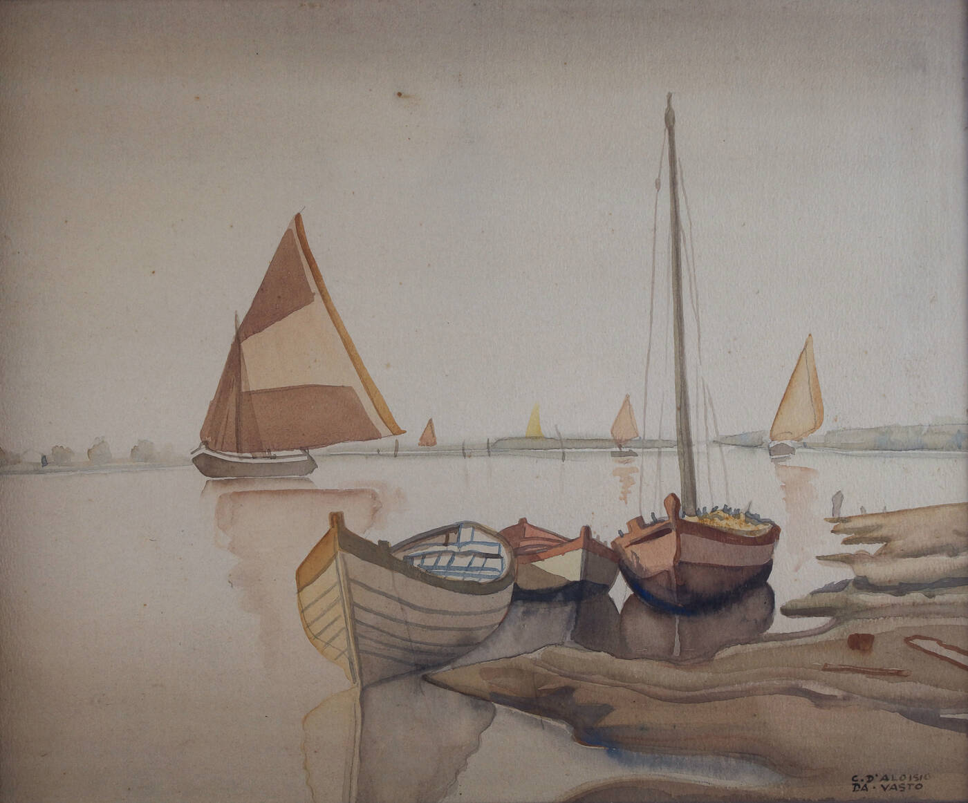 CARLO D'ALOISIO DE VASTO - 'Sul fiume' 