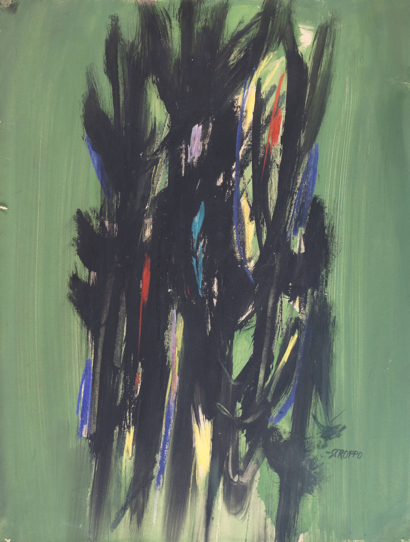 FILIPPO SCROPPO - 'Verde bruno' 1963