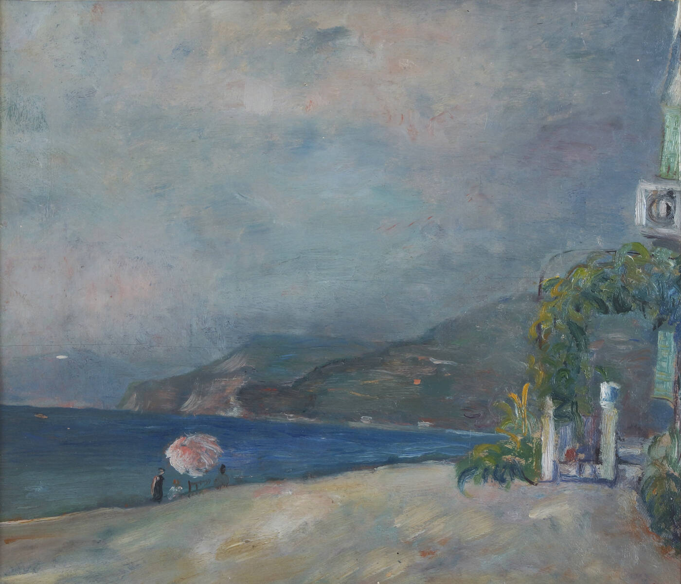 ESO PELUZZI - 'Spiaggia ad Alassio' ante 1942