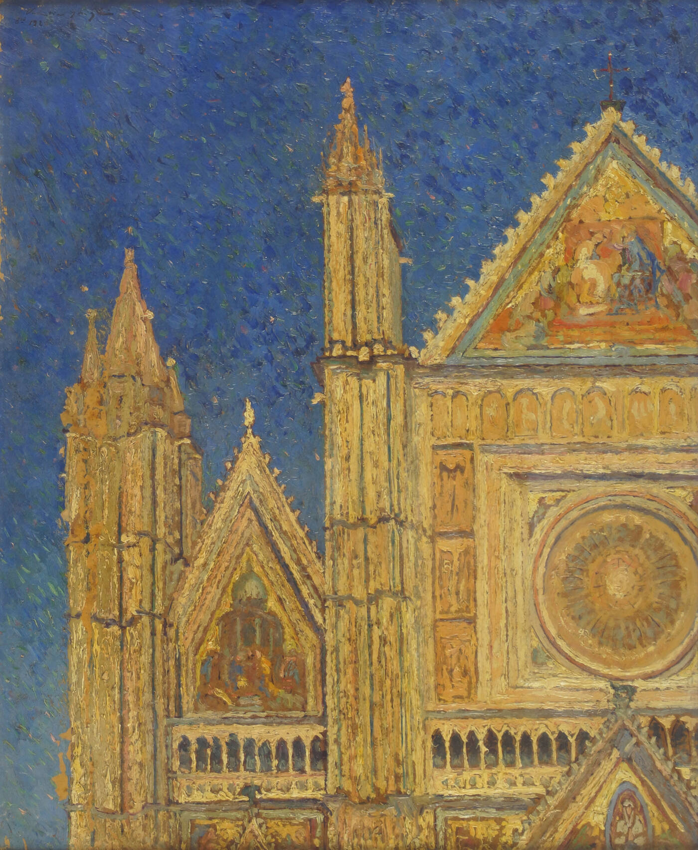 VALENTINO GHIGLIA - 'Orvieto, il Duomo' 1929