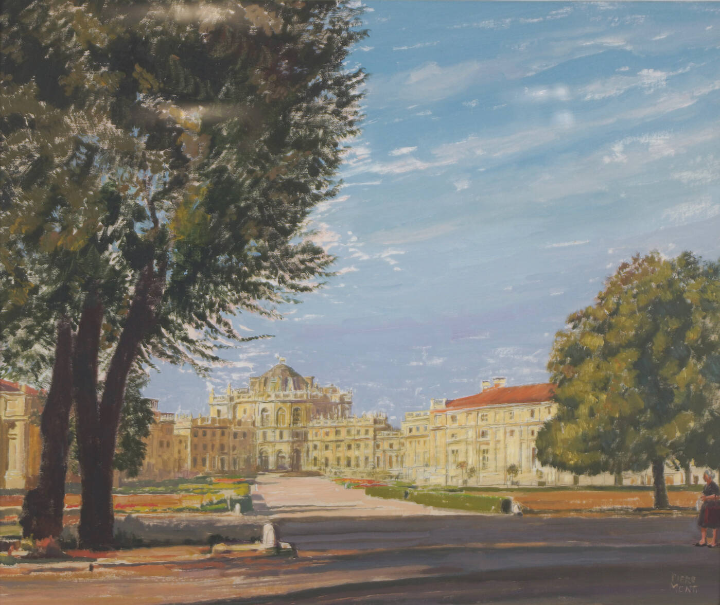 PIERO MONTI - 'Castello di Stupinigi' 1967
