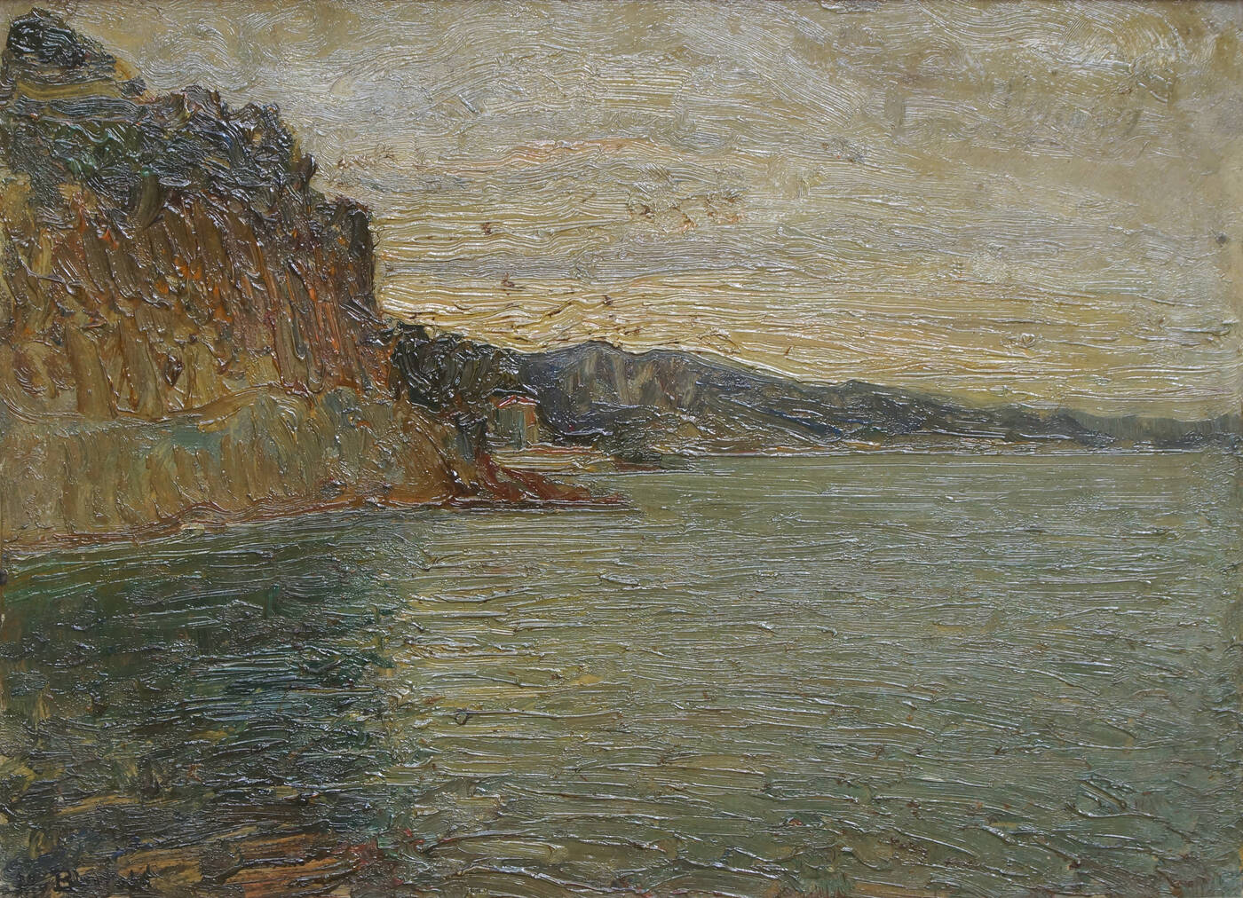 MARIO BERTOLA - 'Sera a Noli' 1901