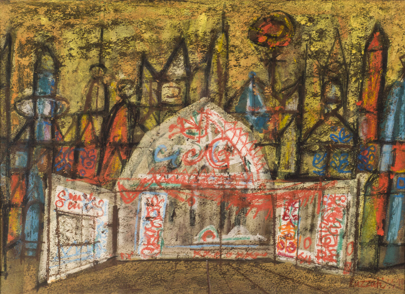 EMANUELE LUZZATI - 'Scenografia' 1957