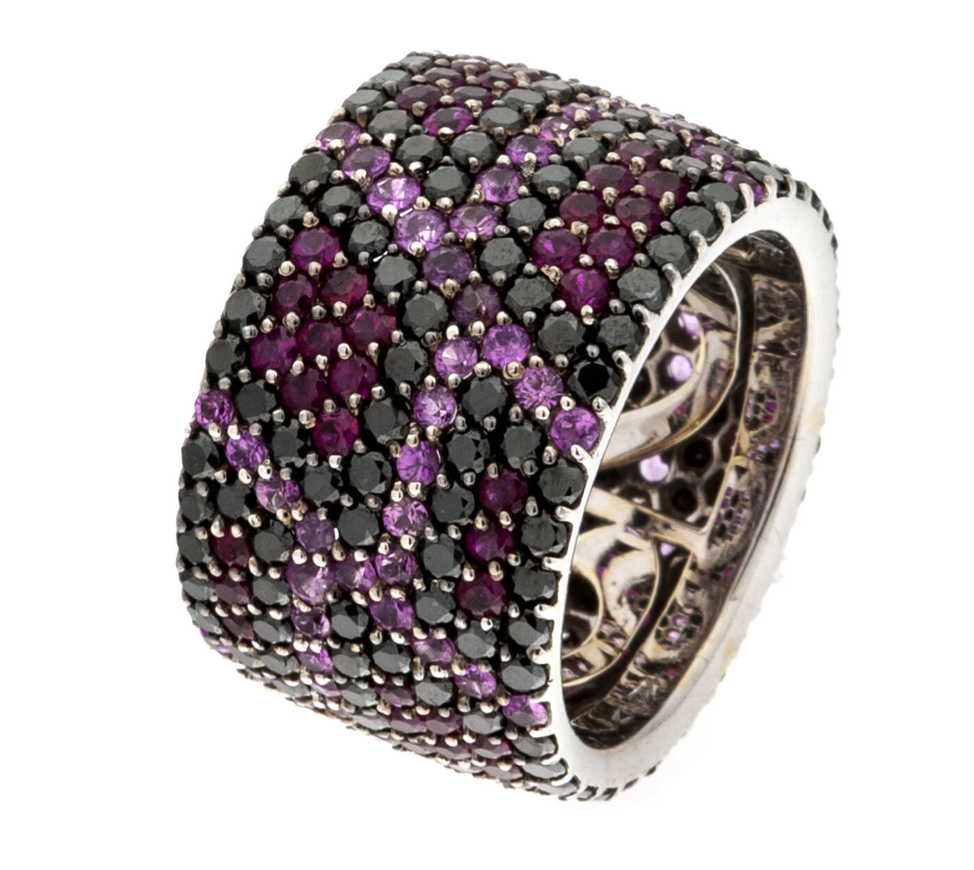 ETERNEL - anello, rubini, diamanti, zaffiri