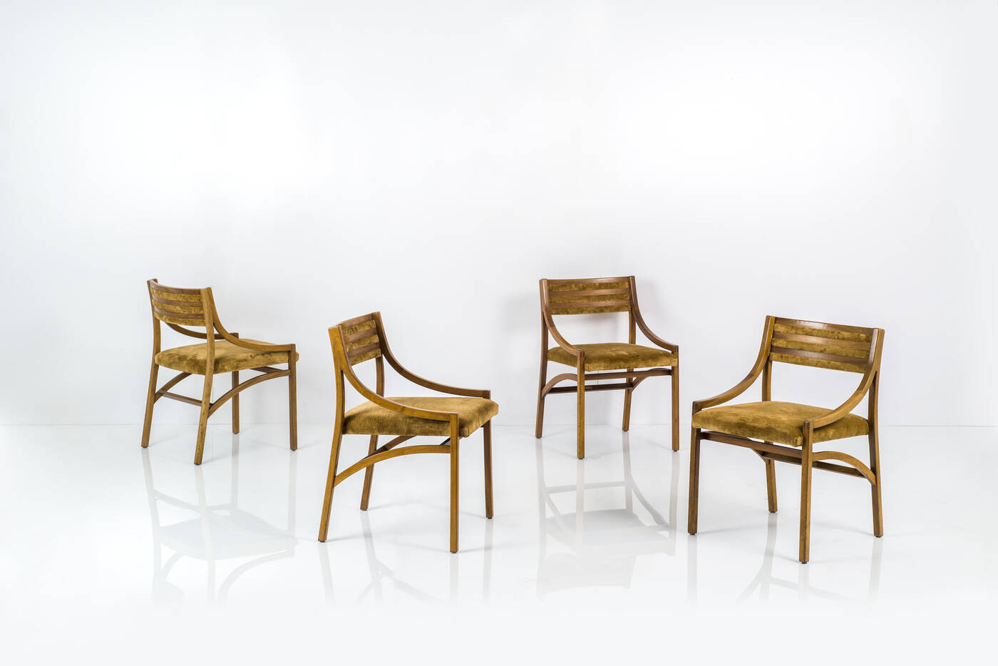 ICO PARISI - Quattro sedie mod. 110