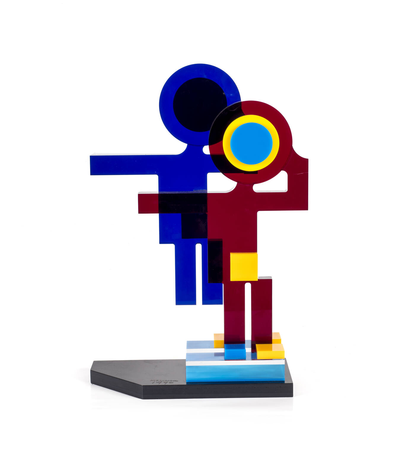 MARIO MOLINARI - 'Figure al tramonto' 1996