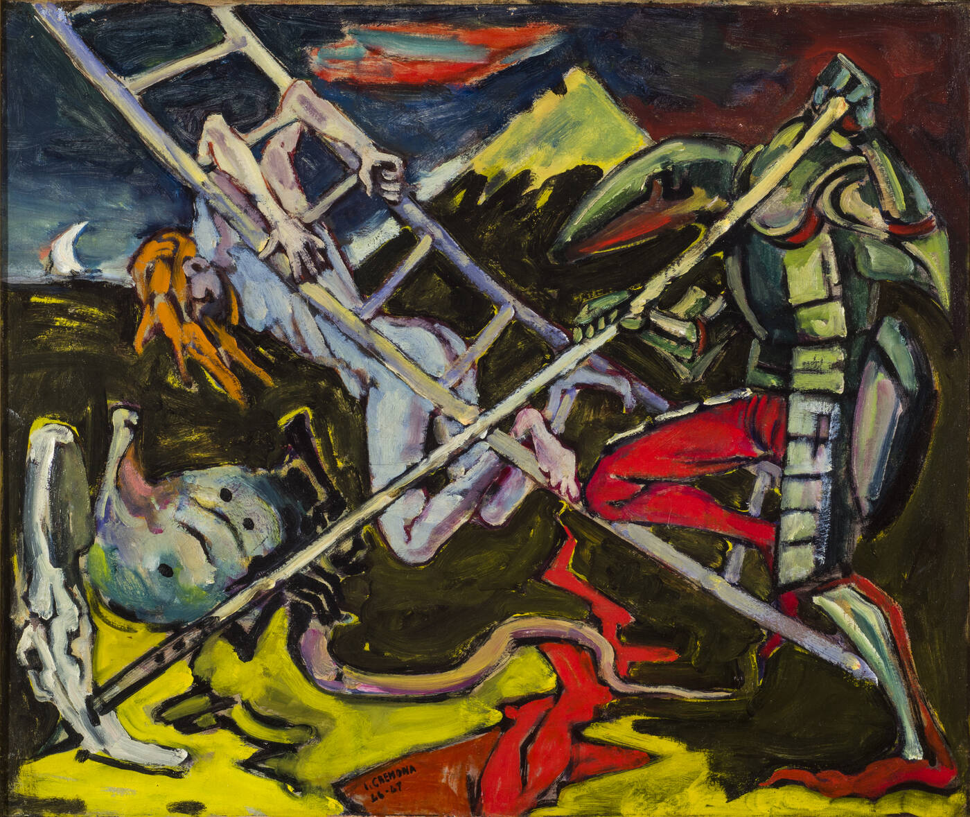 ITALO CREMONA - 'Il drago blu (II)' 1946-1947