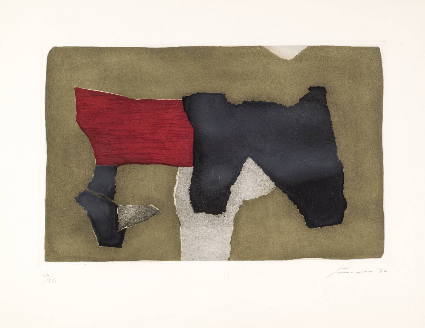 GIUSEPPE SANTOMASO - 'Senza titolo' 1974