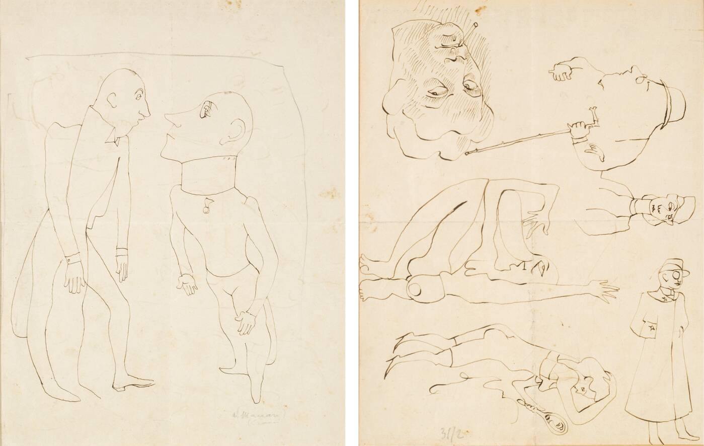 MINO MACCARI - 'Figure'