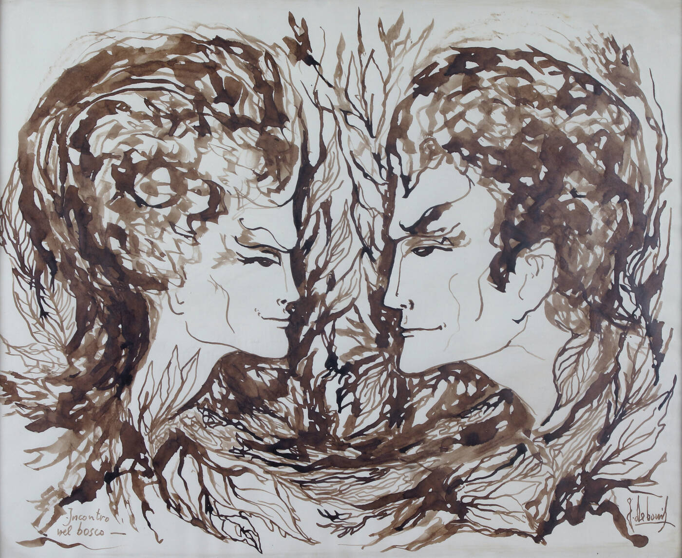 GUIDO DE BONIS - 'Incontro nel bosco'