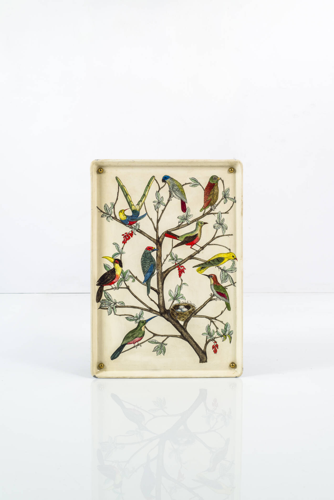 PIERO FORNASETTI - Vassoio serie 'Uccelli'