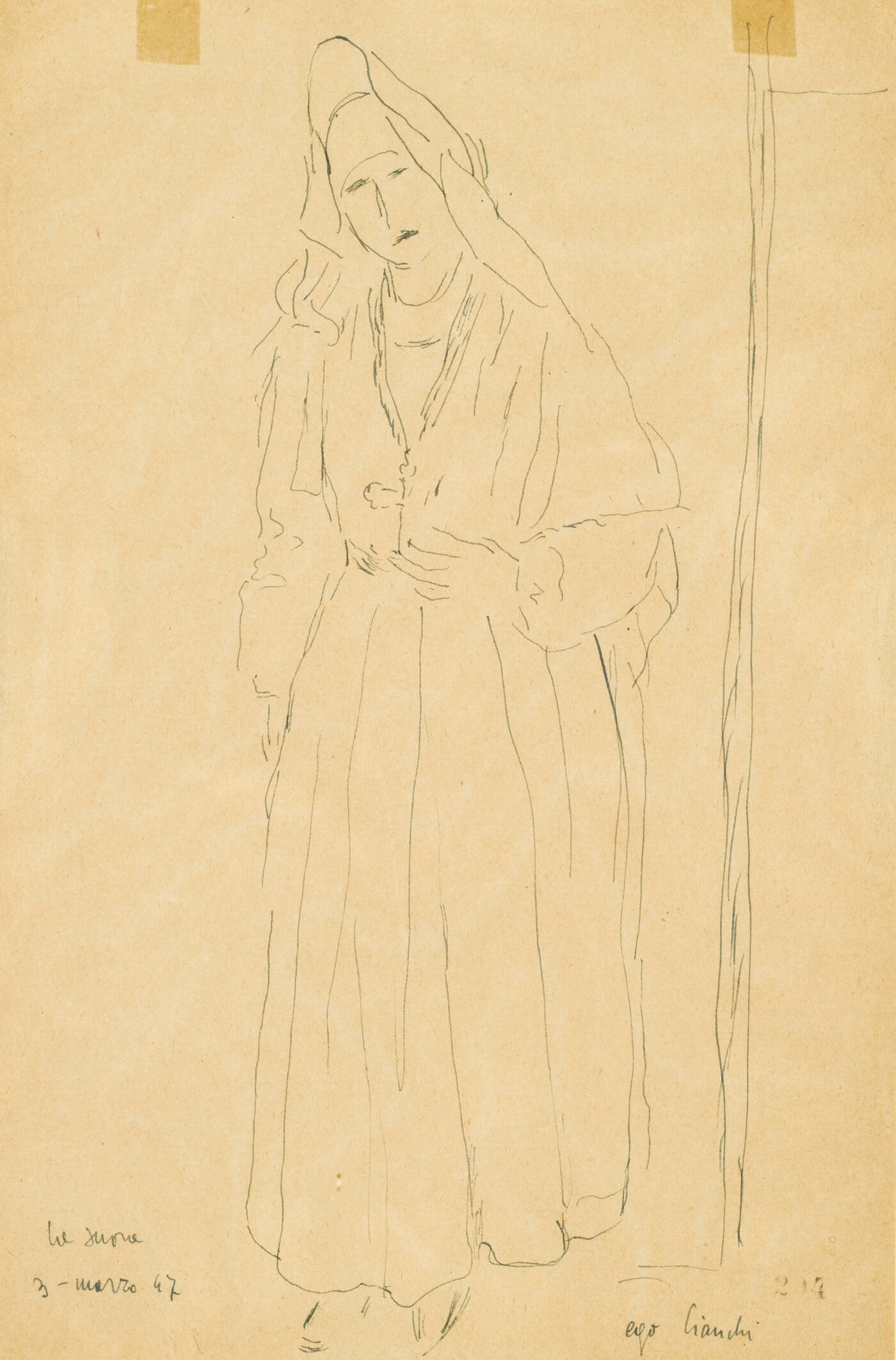 EGO BIANCHI - 'La suora' 3 marzo 1947