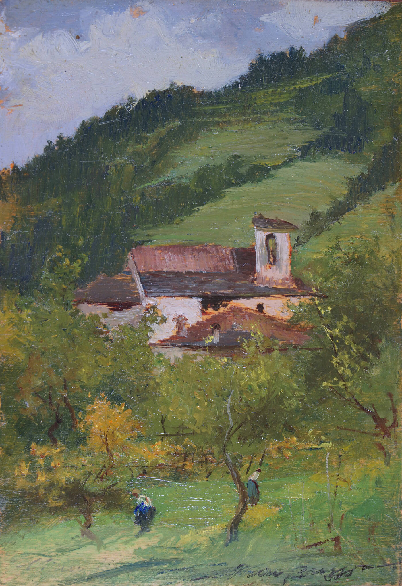 MARIO BROGGI - 'Chiesa di campagna'