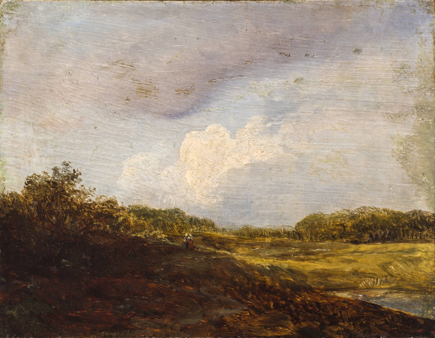 PITTORE ANONIMO DEL XIX SECOLO - 'Paesaggio'