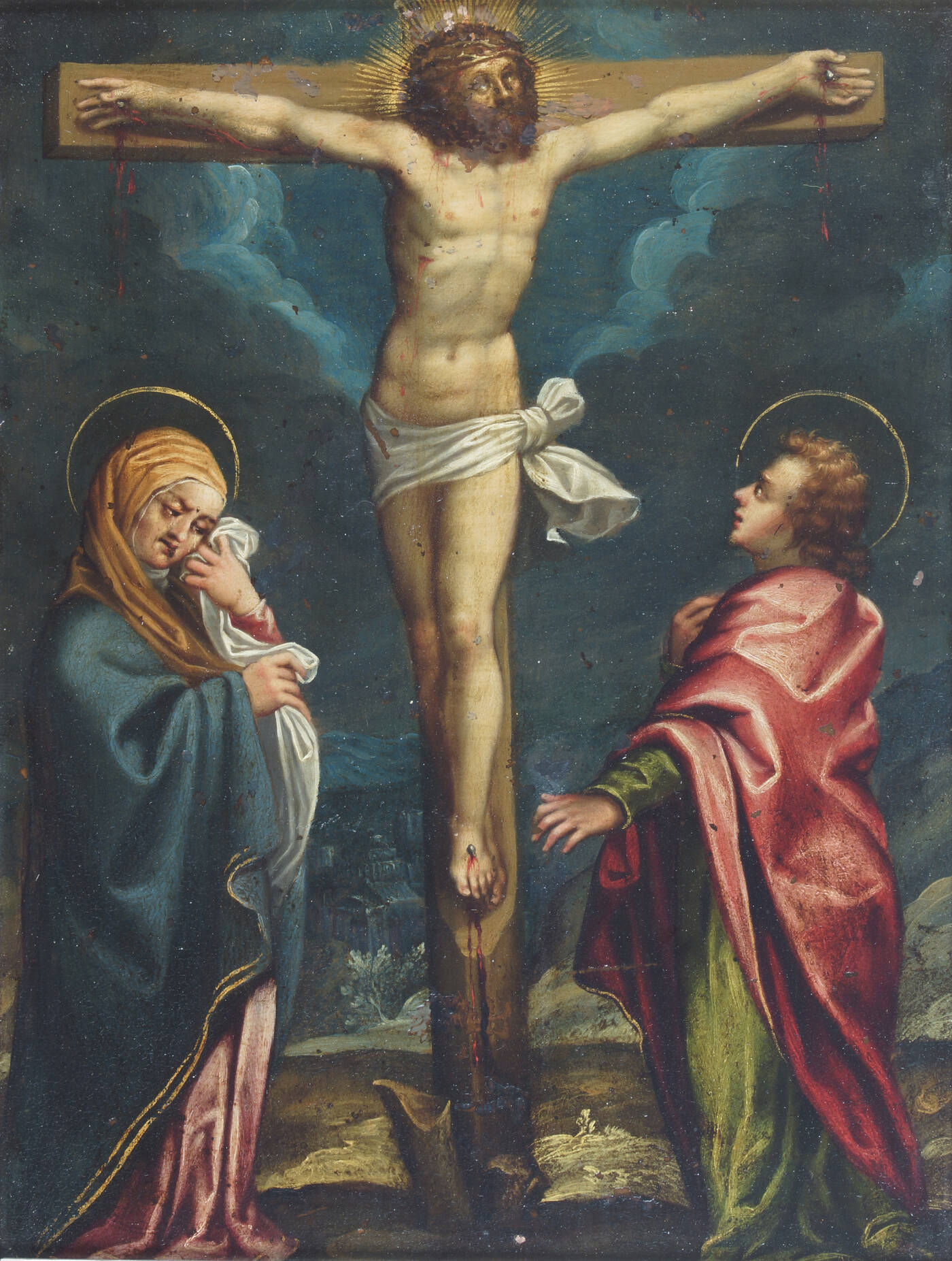 PITTORE ANONIMO DEL XVII SECOLO  - 'Crocifissione'