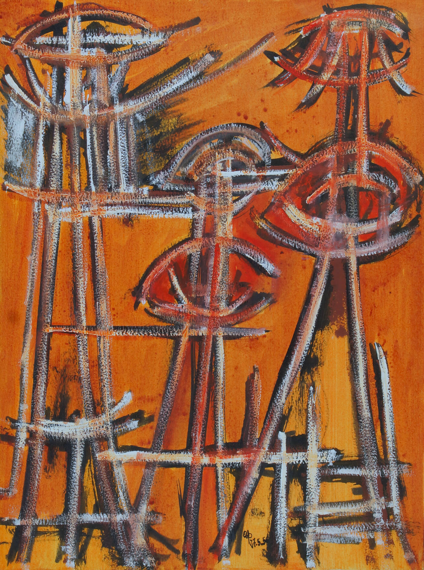 ACHILLE PERILLI - 'Senza titolo' 27/5/1956