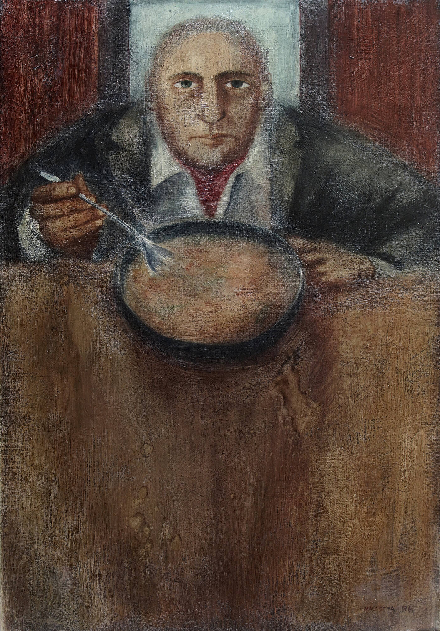 GIOVANNI MACCIOTTA - 'La minestra' 1961