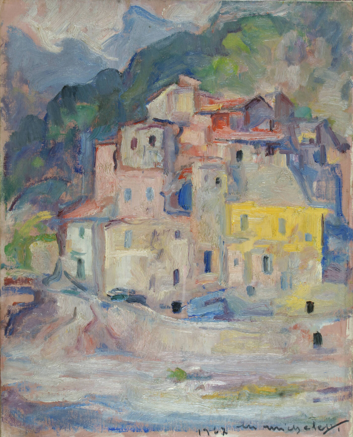 MARIO MICHELETTI - 'Paese prealpino' 1967