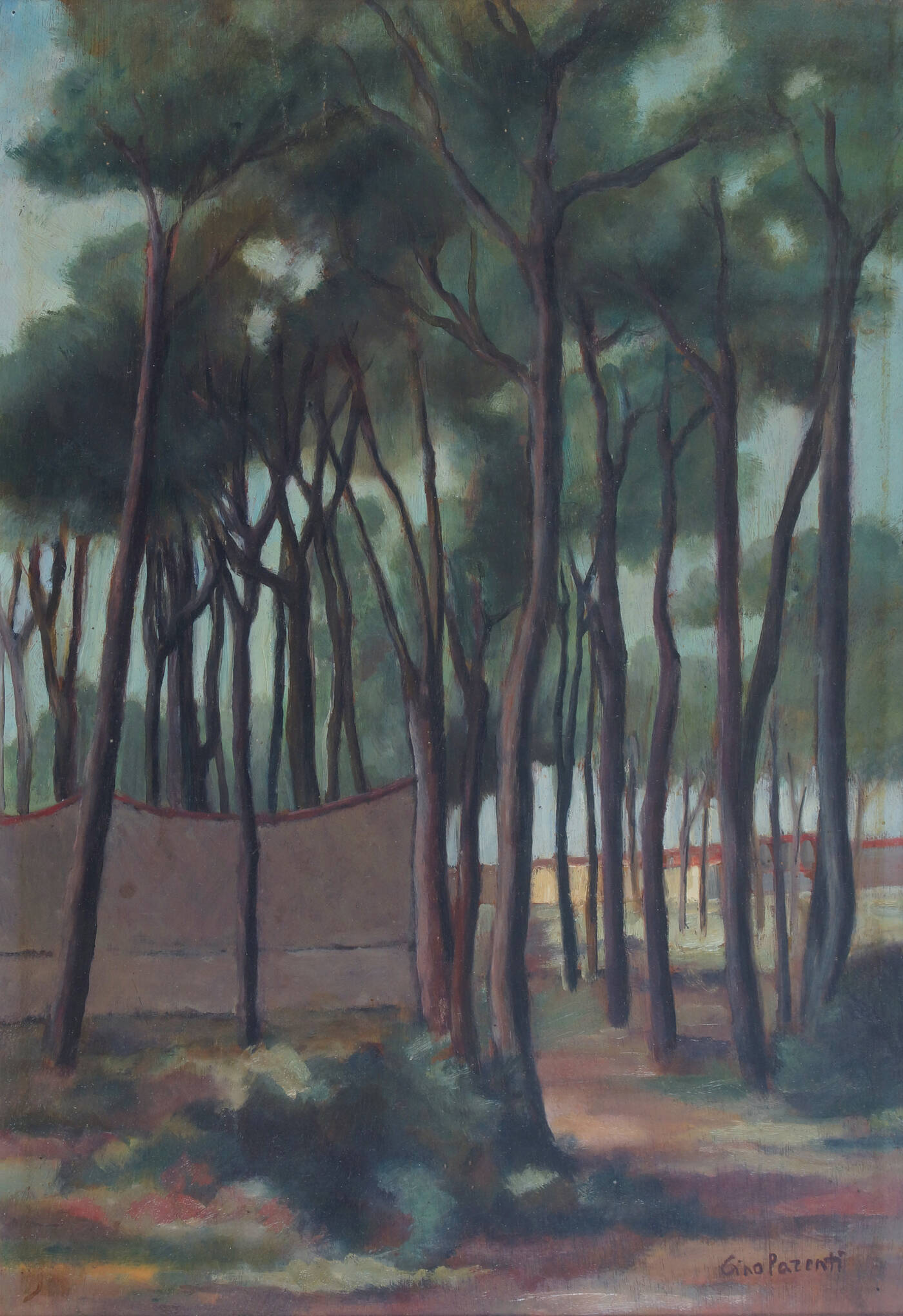 GINO PARENTI - 'Pineta toscana'