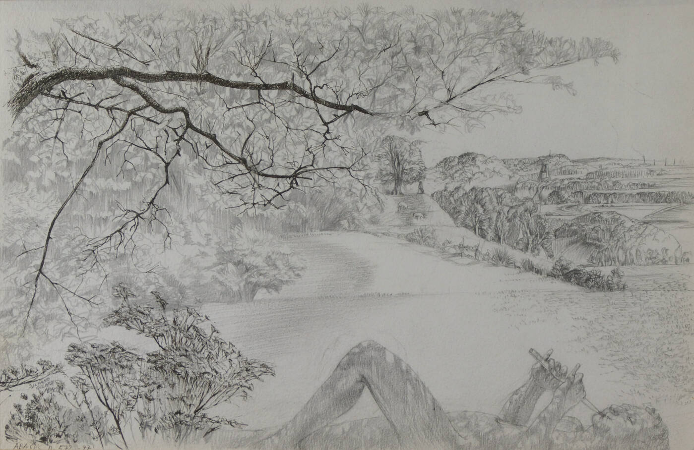 ABACUC (Silvano Gilardi) - 'Bucolica. Suonatore di flauto' 1977