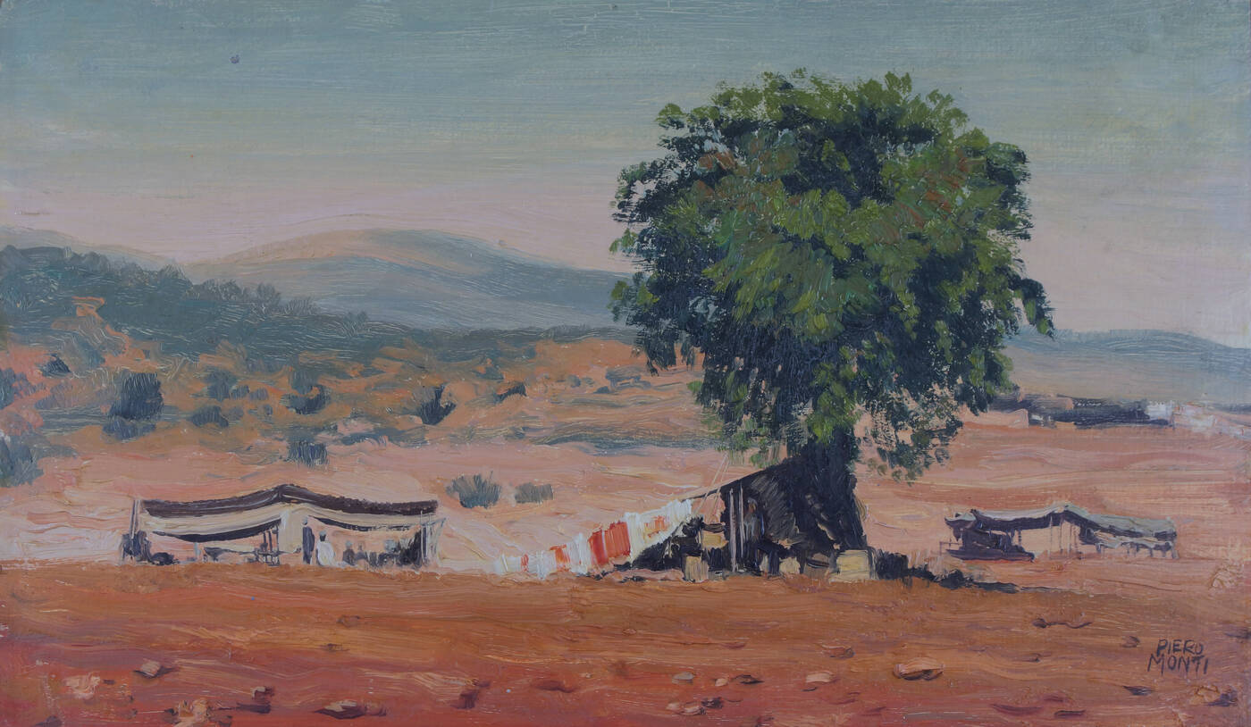 PIERO MONTI - 'Colline di Gerico. Cisgiordania'