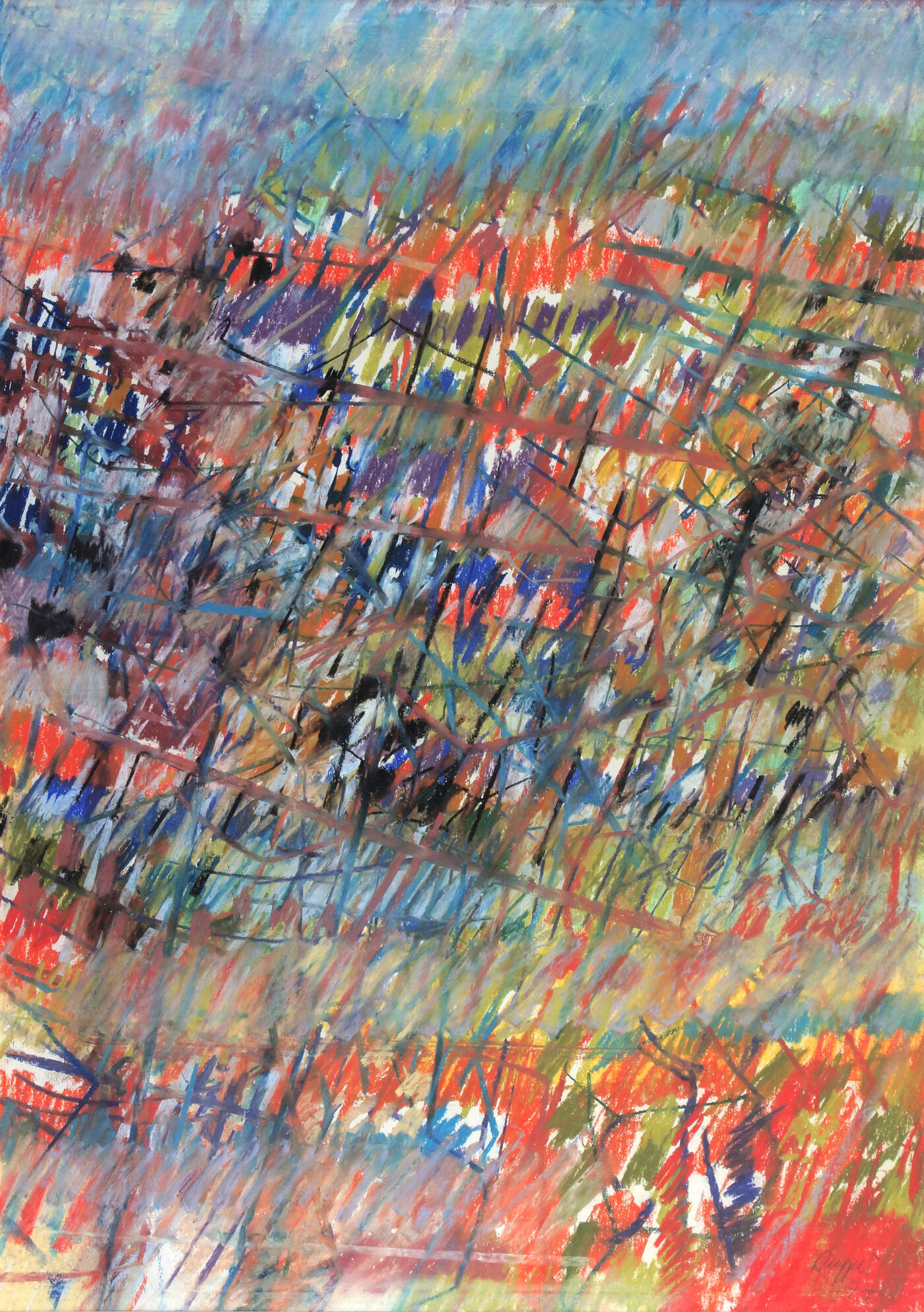 PIERO RUGGERI - 'Composizione' 1975