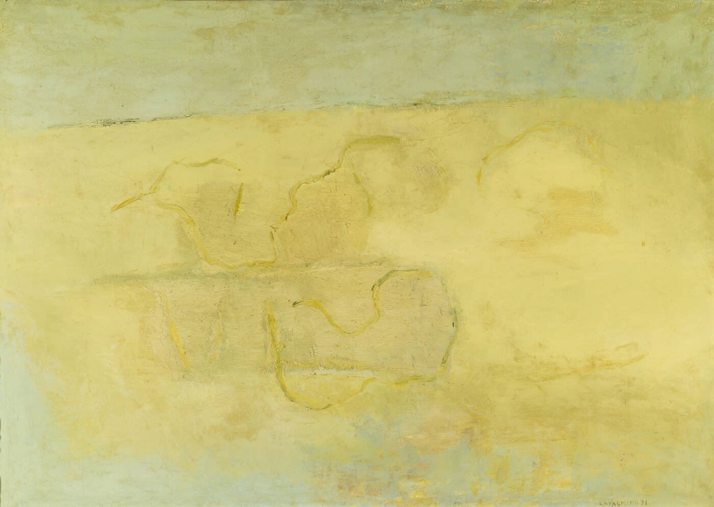 PIER LUIGI LAVAGNINO - 'Grande studio' 1971