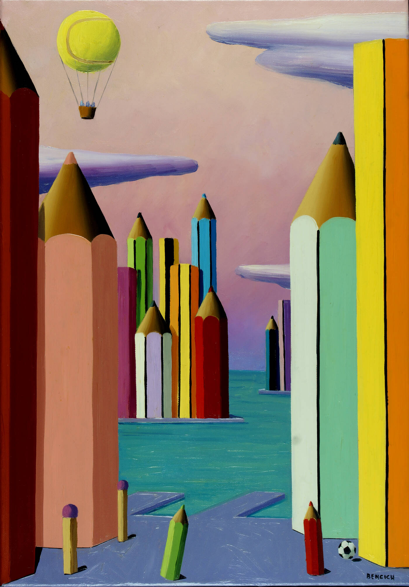 ANTONIO BENCICH - 'Pallone e pallina' 2009