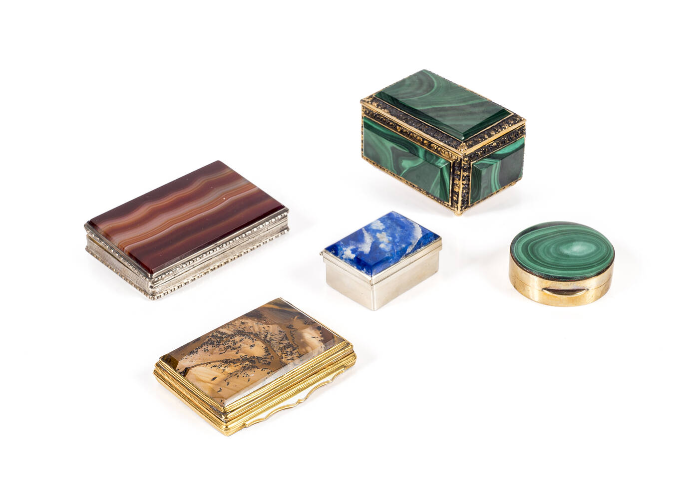 LOTTO DI CINQUE SCATOLE 