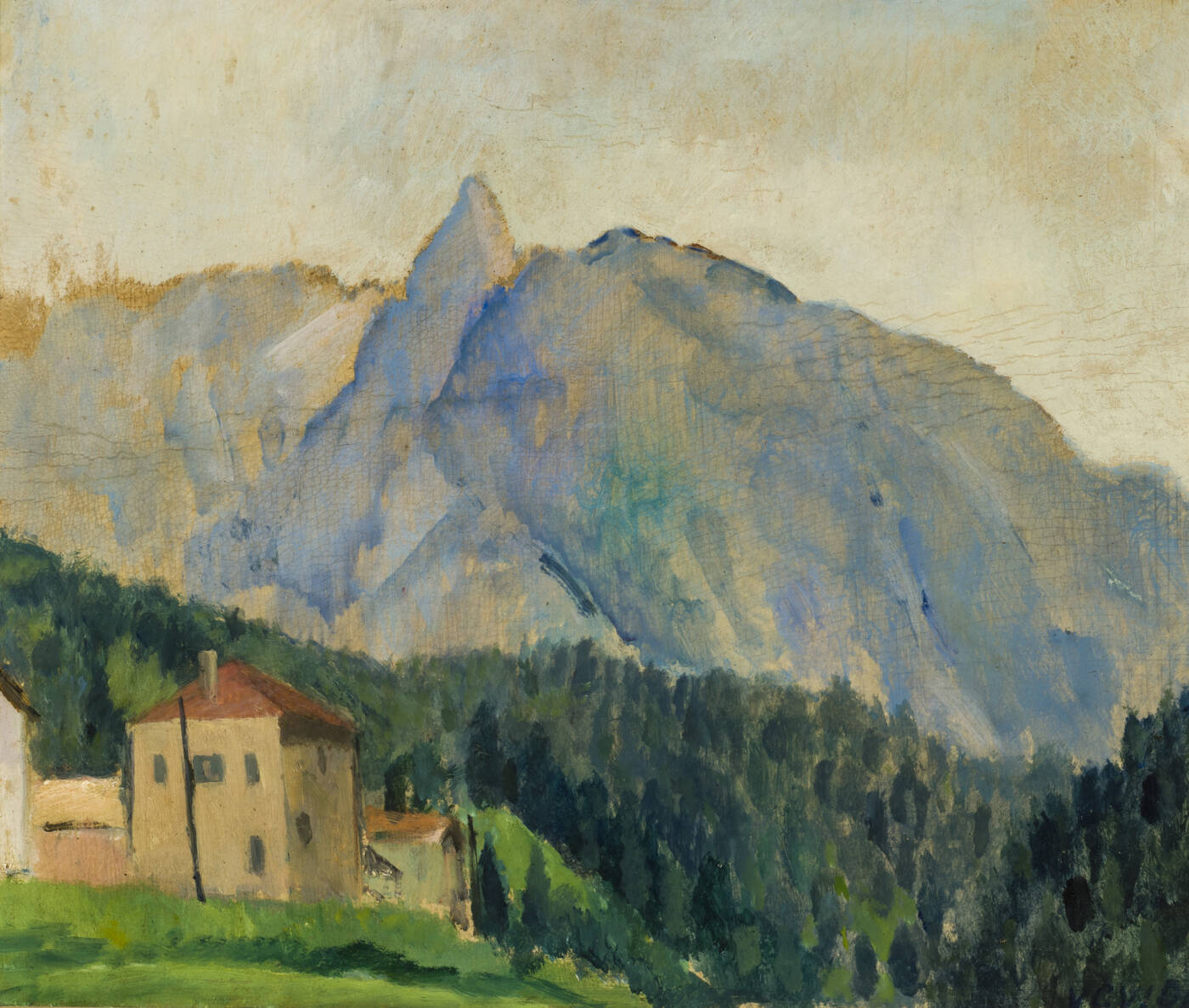 VIRGILIO GUIDI - 'Paesaggio montano' 1931