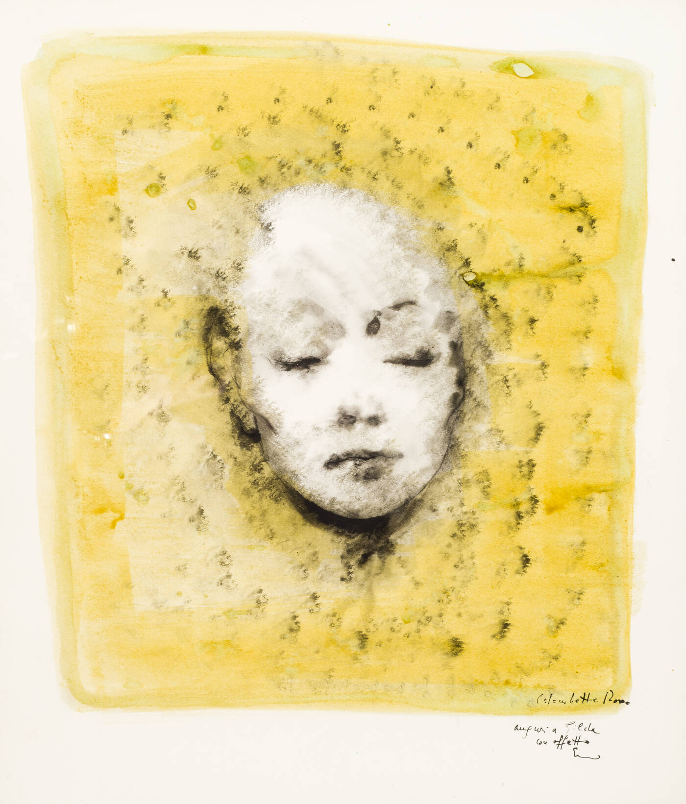 ENRICO COLOMBOTTO ROSSO - 'Volto femminile'