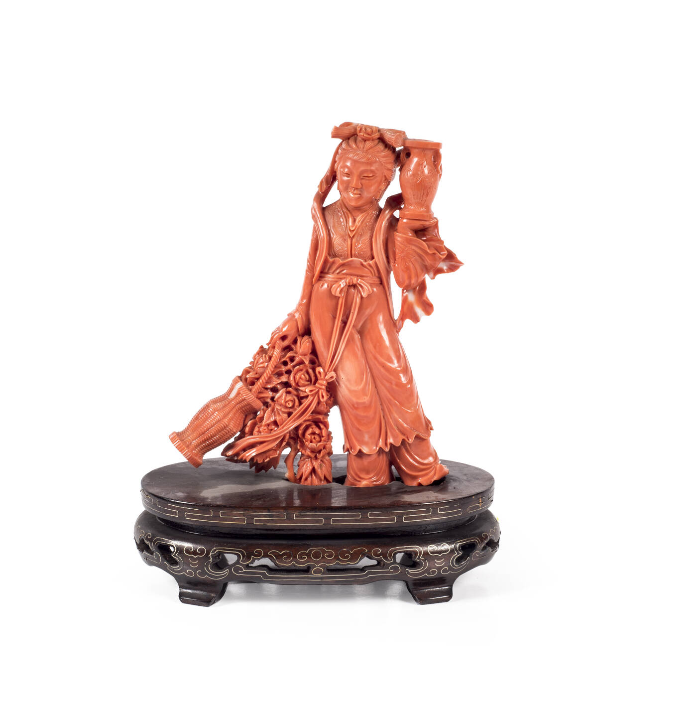 SCULTURA ORIENTALE IN CORALLO