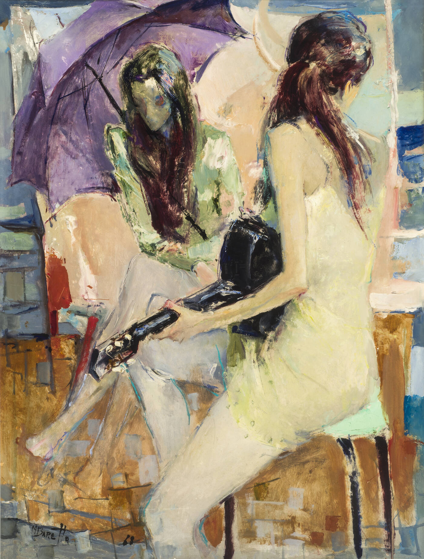 MICHELE BARETTA - 'Due figure femminili' 1968