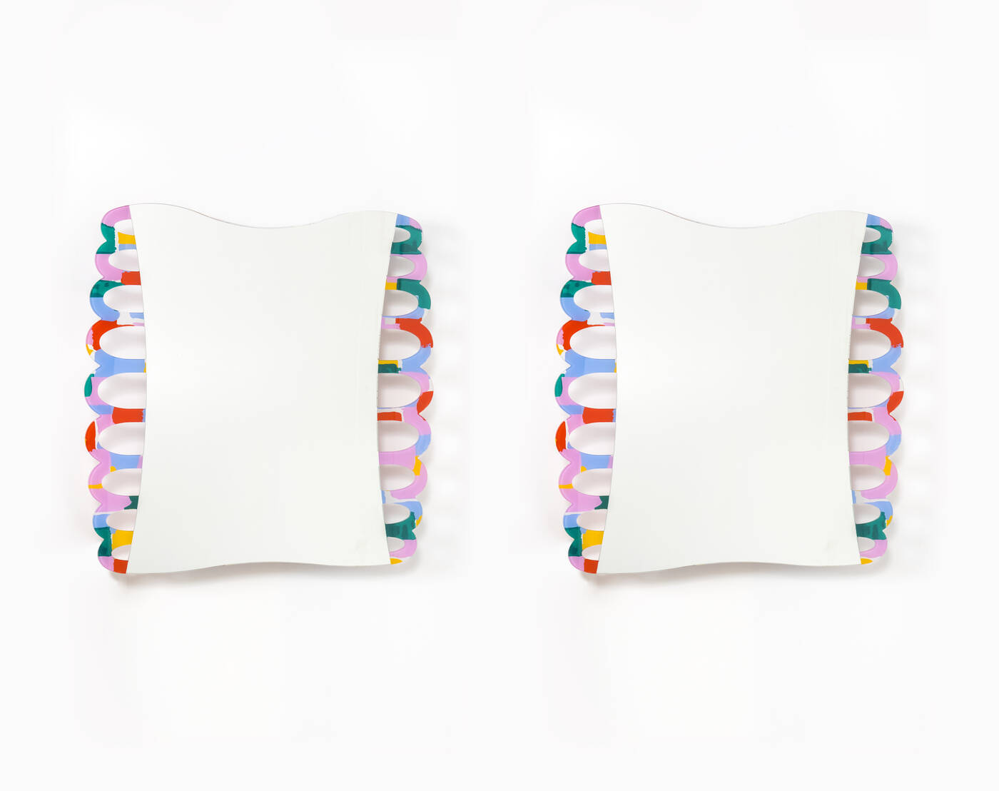 WENDY WHEATLEY, ALESSANDRO MENIDNI - Coppia di specchiere serie 33 Mirros