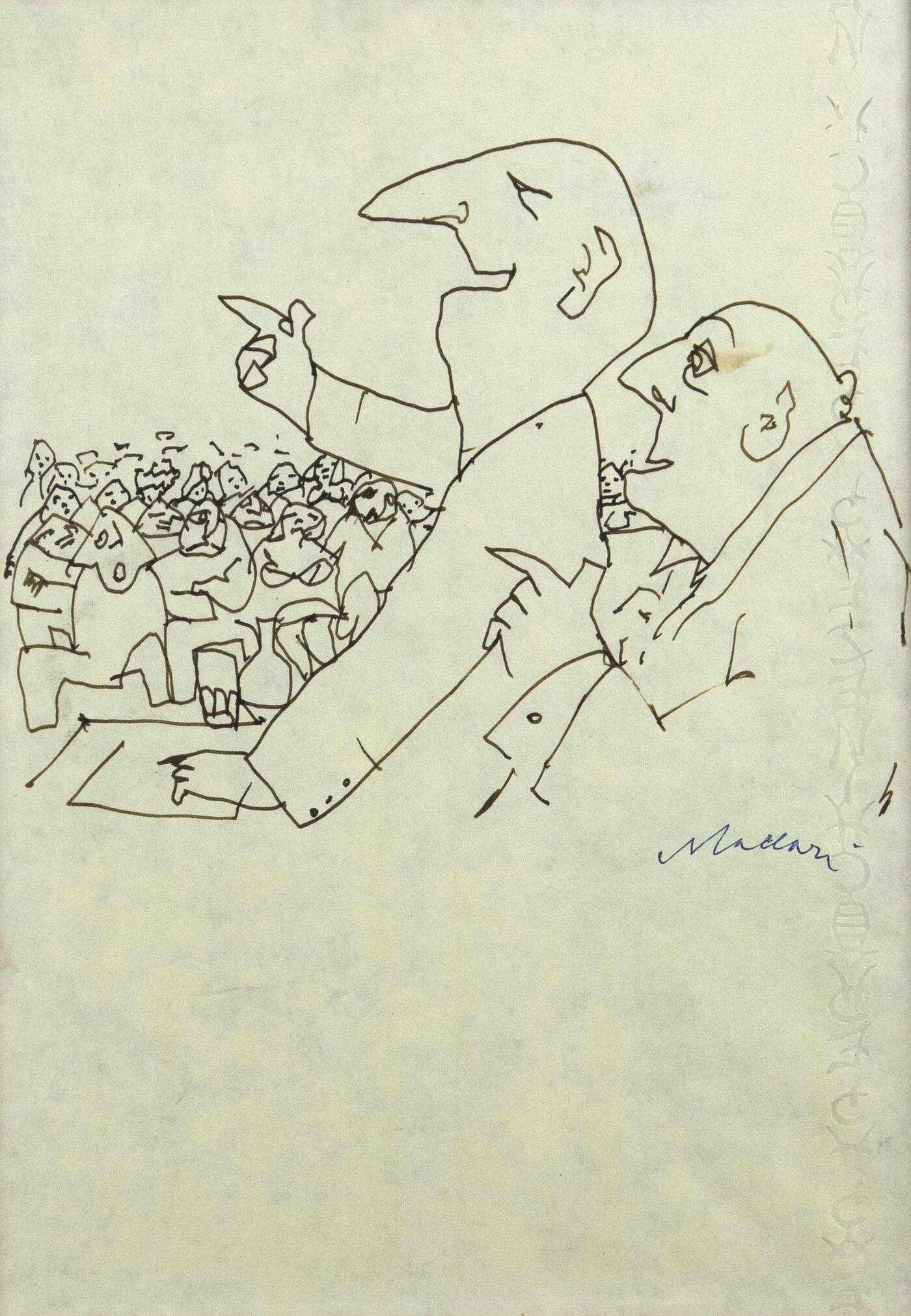MINO MACCARI - 'Personaggi'