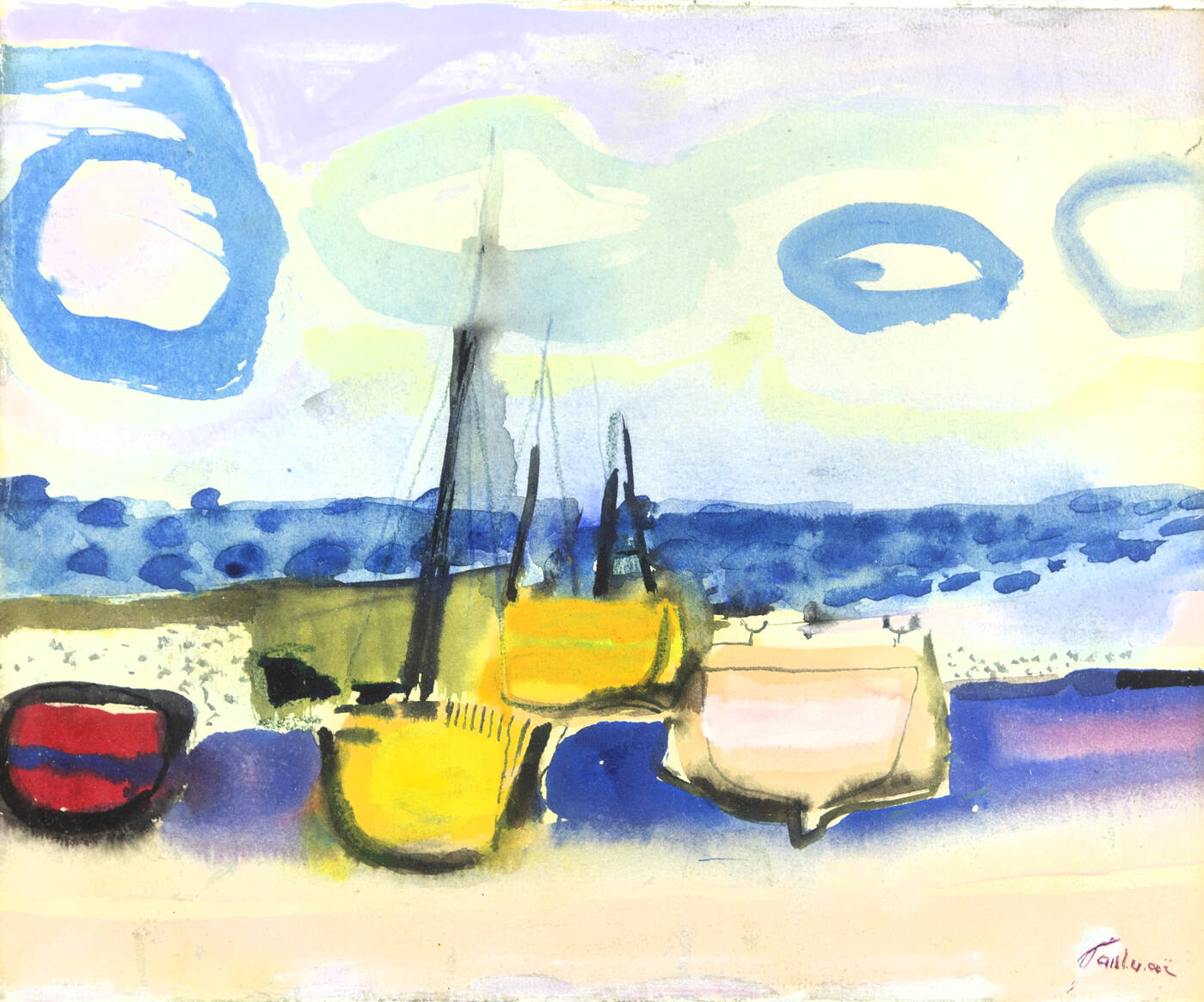 ENRICO PAULUCCI - 'Studio per barche'