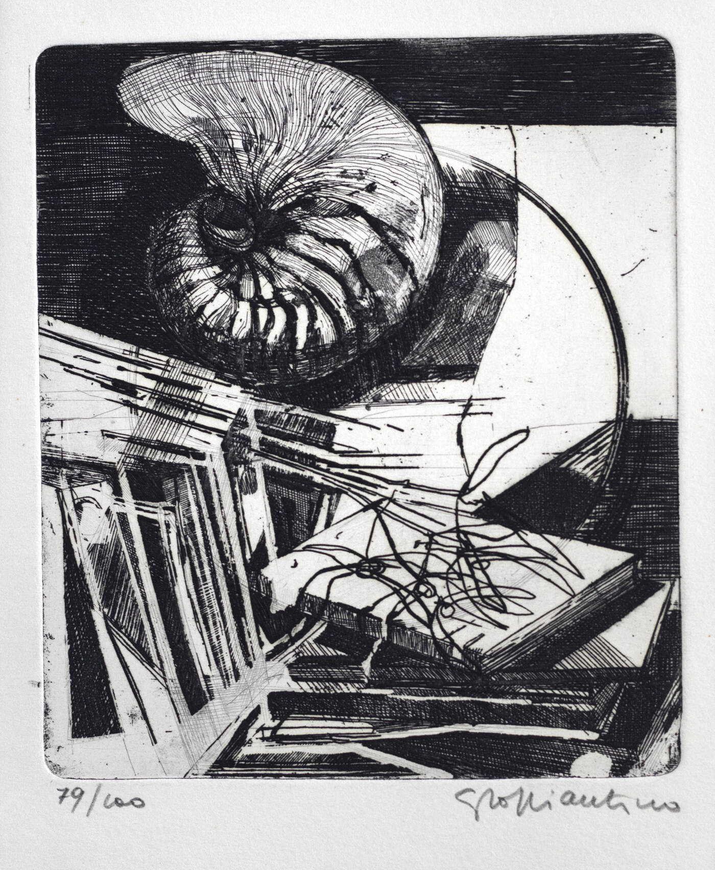 GIACOMO SOFFIANTINO - 'Natura morta con conchiglia'