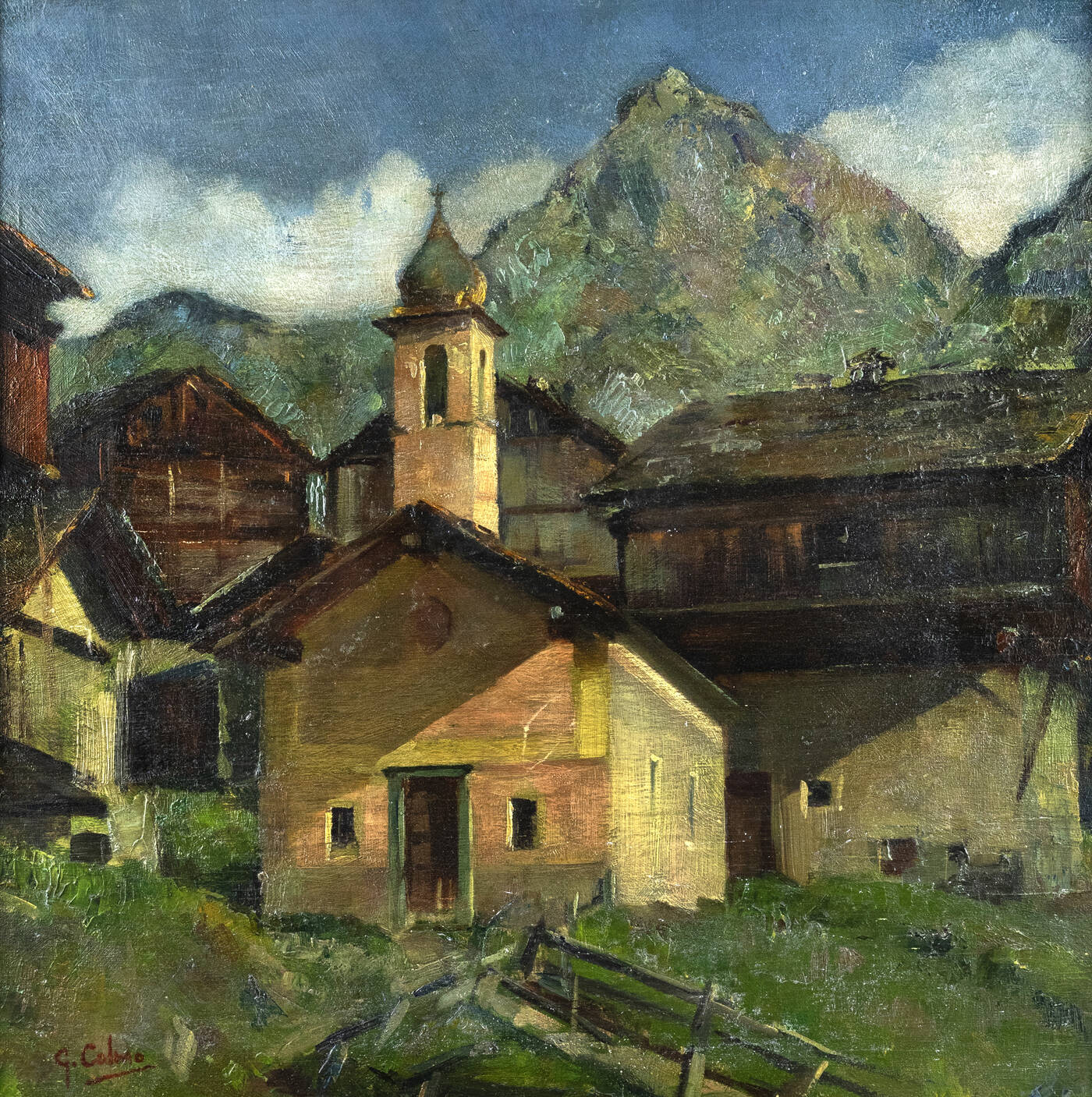 GIOVANNI COLMO - 'Nei pressi di Antagnod - Valle d'Aosta'