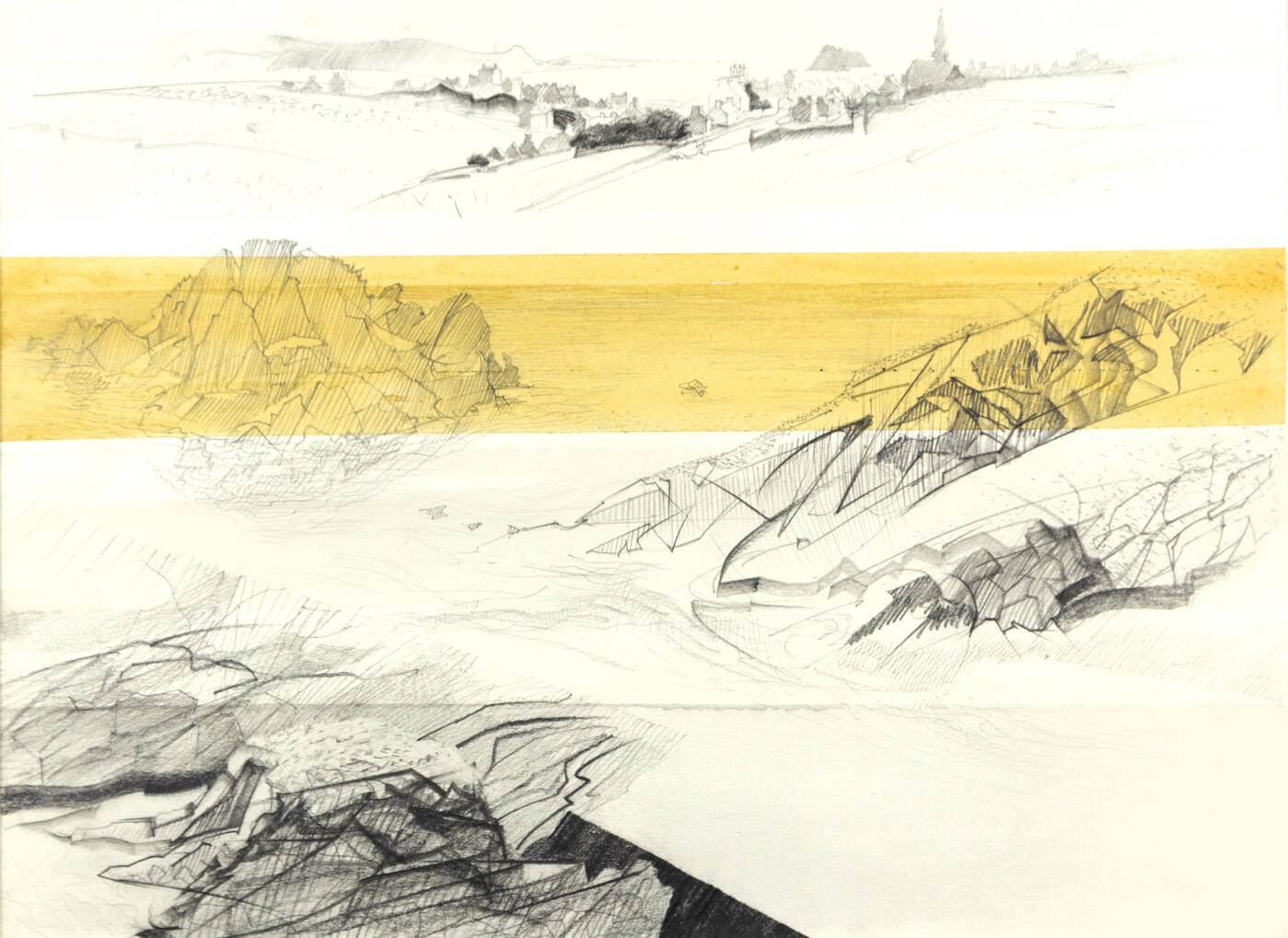 PITTORE ANONIMO DEL XX SECOLO - 'Studi di paesaggio'