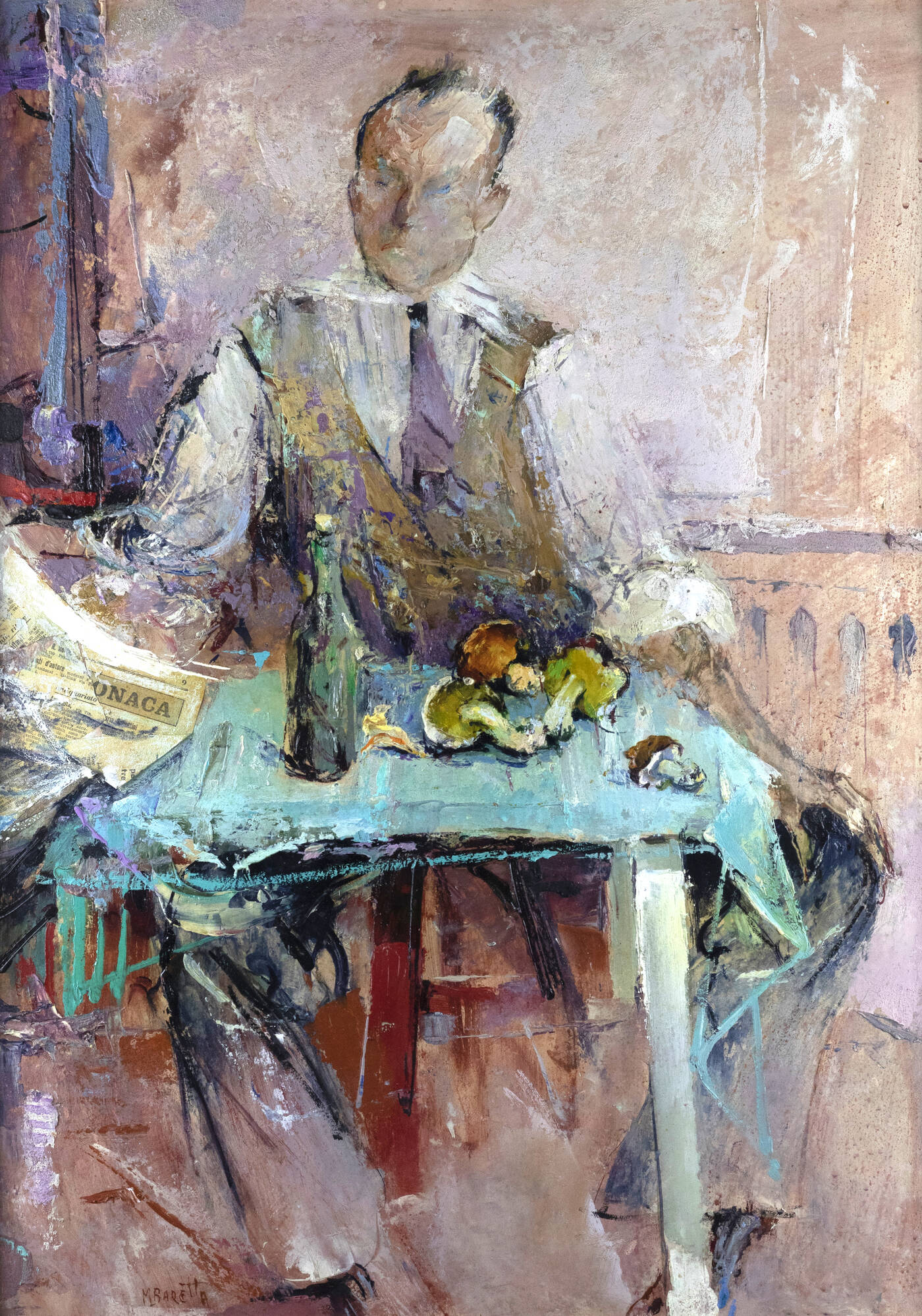 MICHELE BARETTA - 'Uomo con funghi (L'hai cuje mi)' anni '980