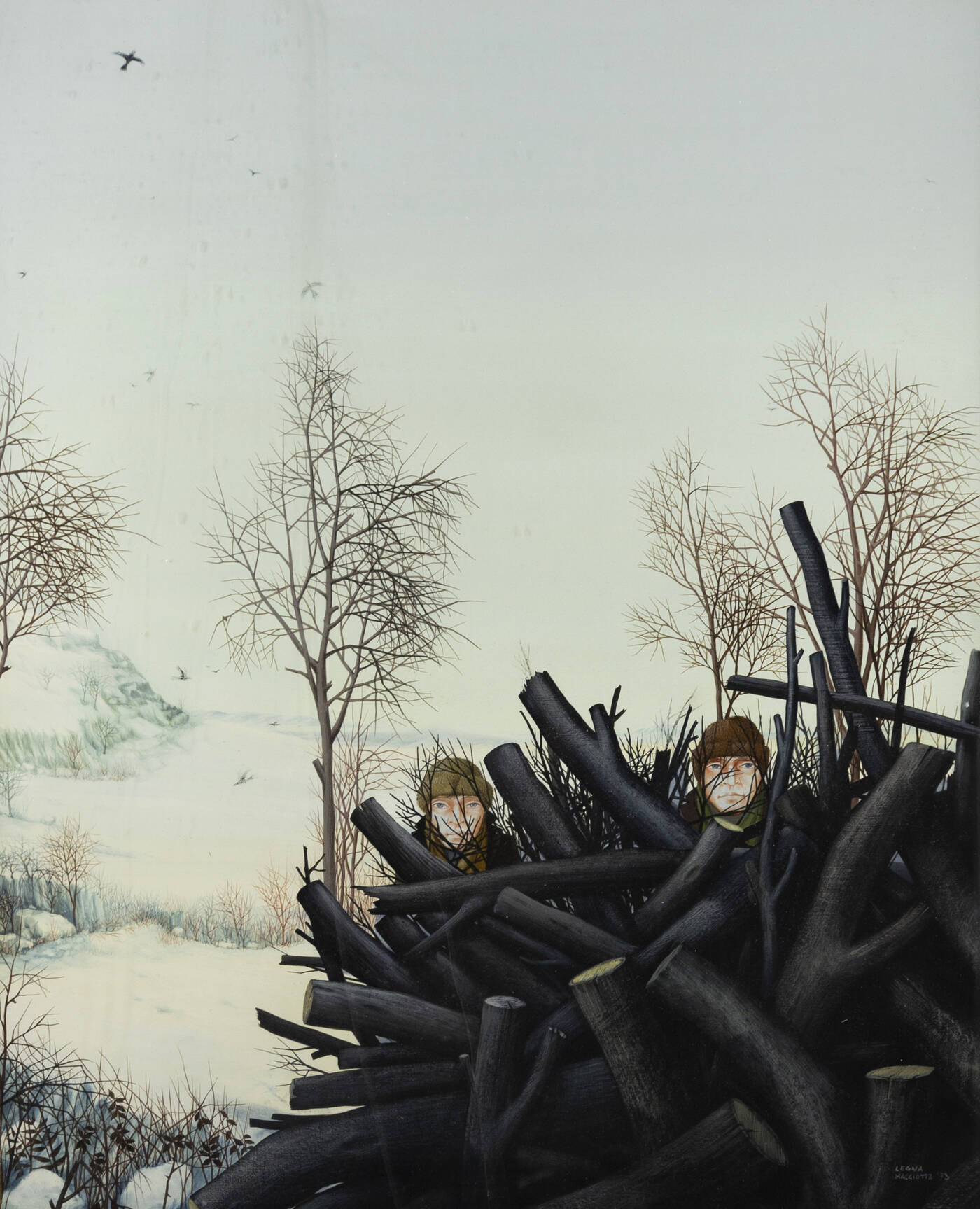 GIOVANNI MACCIOTTA - 'Legna' 1973