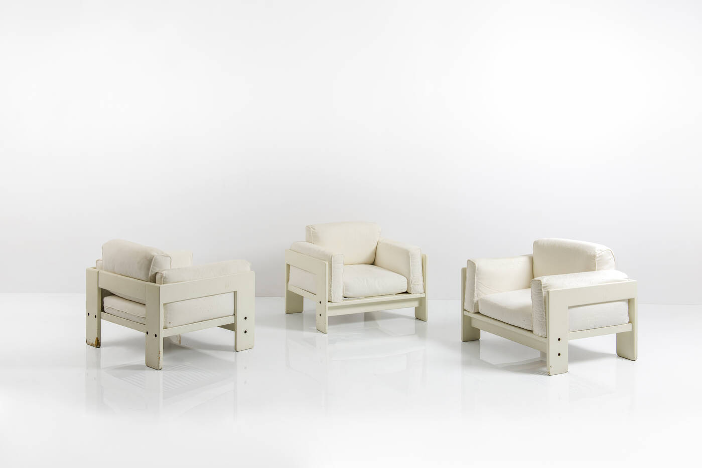 AFRA E TOBIA SCARPA - Tre poltrone mod. Bastiano