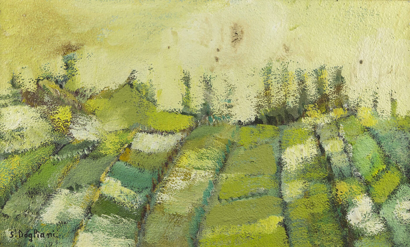 SILVIA DOGLIANI - 'Paesaggio di Langa' 1978