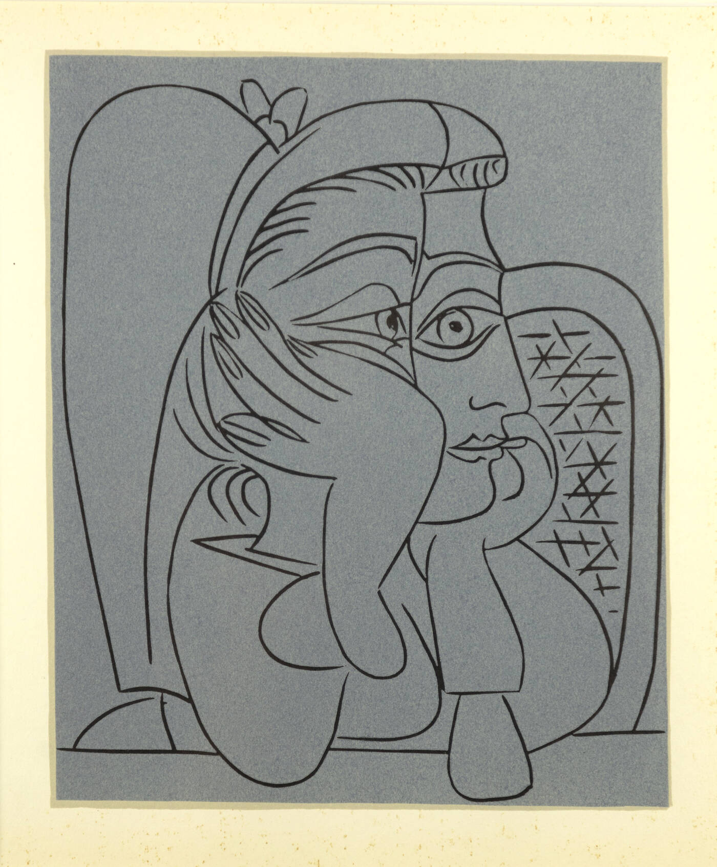 PICASSO PABLO (D'après) - 'Profilo di donna'