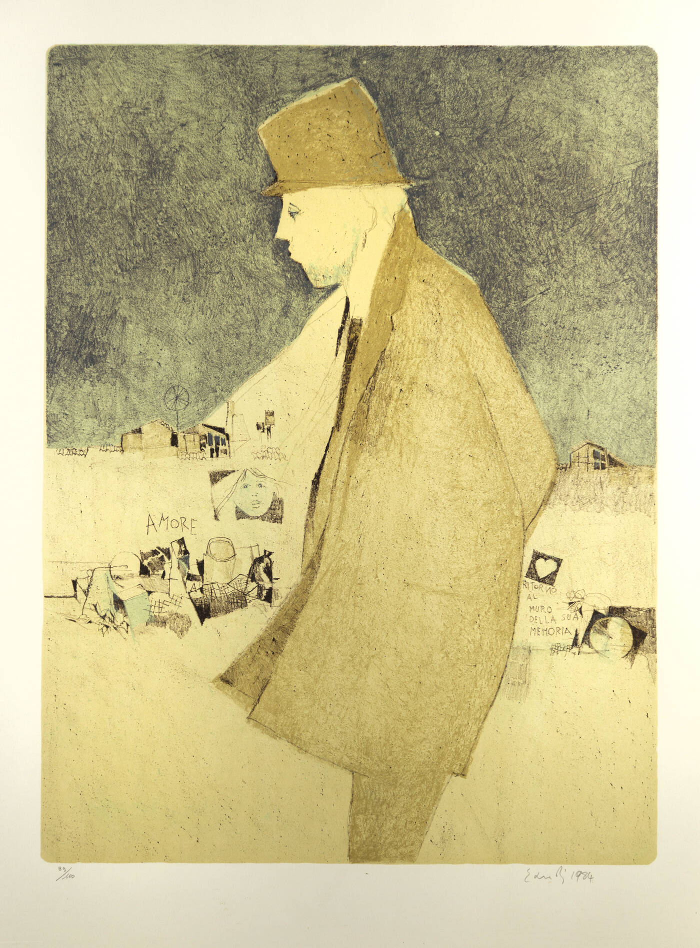 FERNANDO EANDI - 'Ritorno al muro della sua memoria' 1984