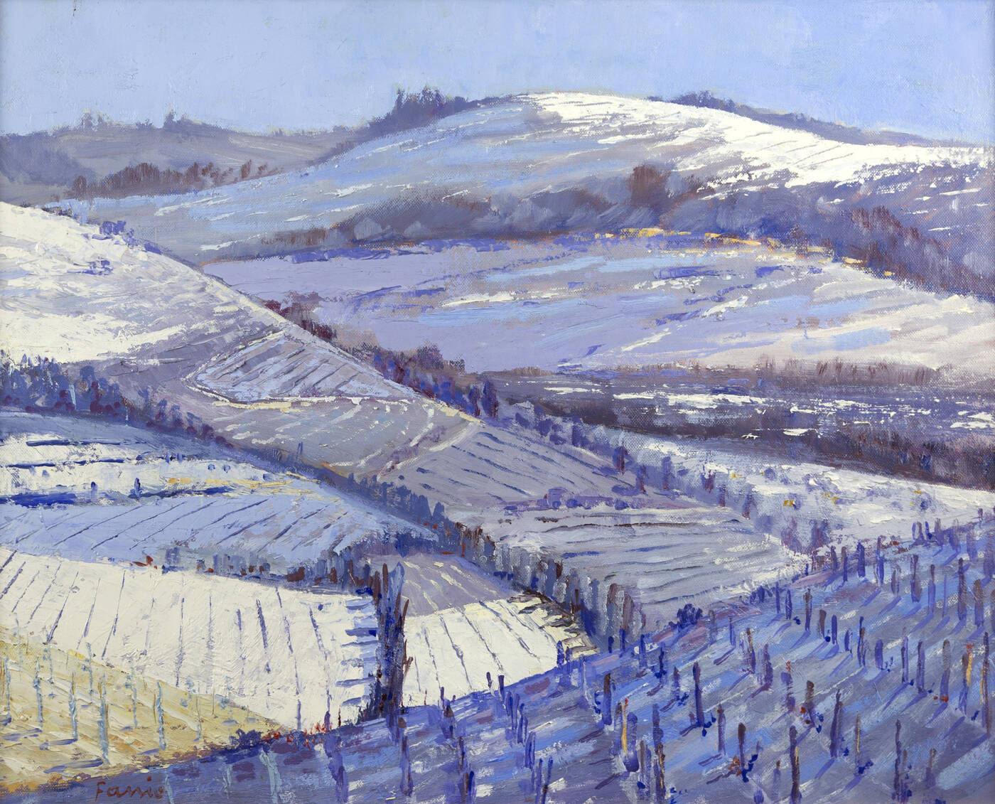 CLAUDIO FASSIO - 'Nevicata astigiana. Agliano Terme' 2010