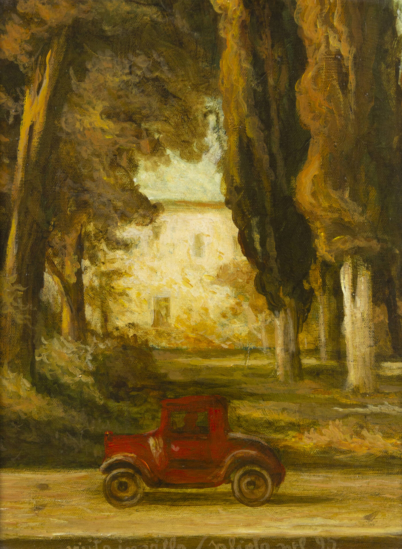 ANTONIO SALIOLA - 'Visita in villa' 1995