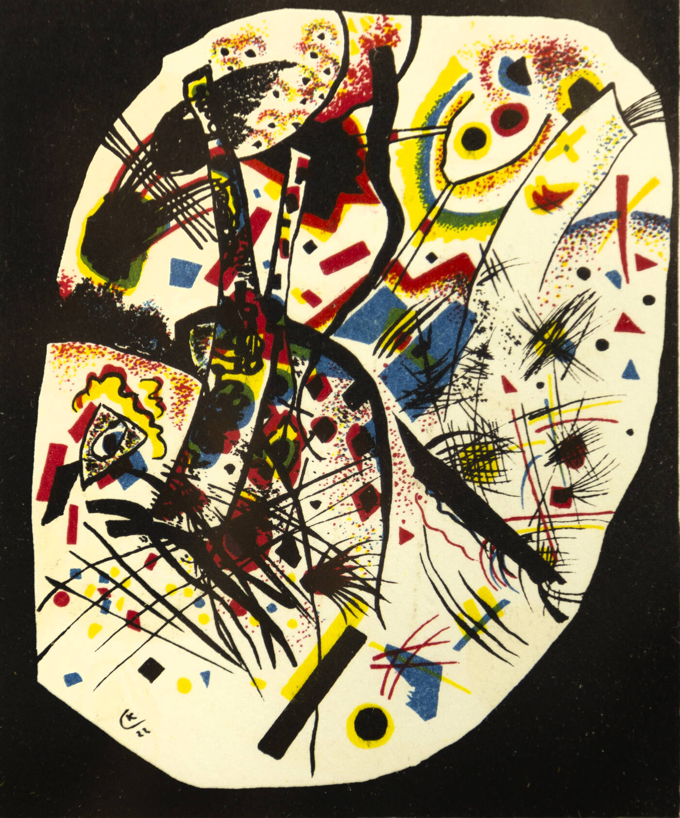 WASSILY KANDINSKY - 'Senza titolo'