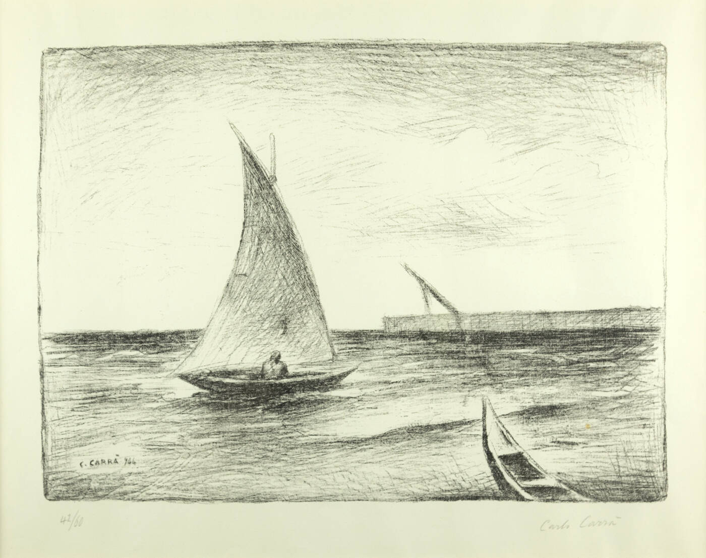 CARLO CARRA' - 'Marina' 1944