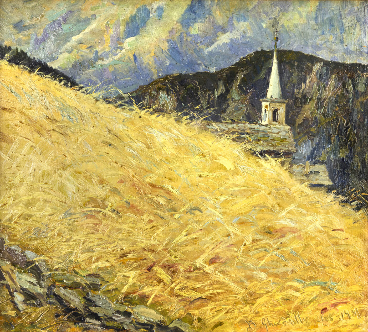 BENEDETTO GHIVARELLO - 'Campo di grano' 1/8/1931